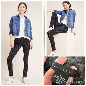 Anthropologie Sanctuary Charcoal Patterned Leggings size S